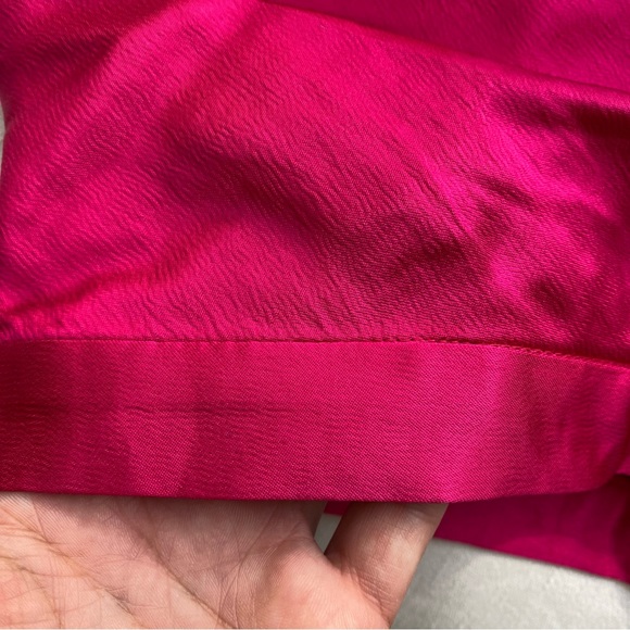 💖 ZARA HOT PINK SATIN CROP TOP! - Picture 9 of 13